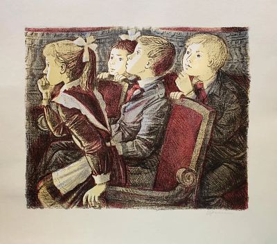 Филипенко Ольга Владимировна - В театре. Аукцион: Аукцион № 37, часть 2 Основа: бумага Ширина: 35 