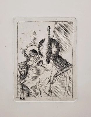 Боровский Давид Борисович - Натюрморт с бутылкой. Аукцион: Аукцион № 37, часть 2 Основа: бумага 