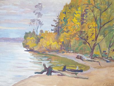 Мусалов Абдулхак Хусутдинович - На берегу реки. Аукцион: Аукцион № 37, часть 2 Основа: бумага 