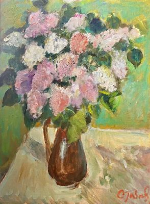 Столбов Александр Сергеевич - Сирень. Аукцион: Аукцион № 37, часть 3 Основа: холст Техника: 