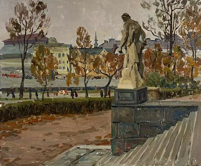 Падва Ефим Давыдович - Ленинград. Осень. Аукцион: Аукцион № 37, часть 3 Основа: картон Техника: 