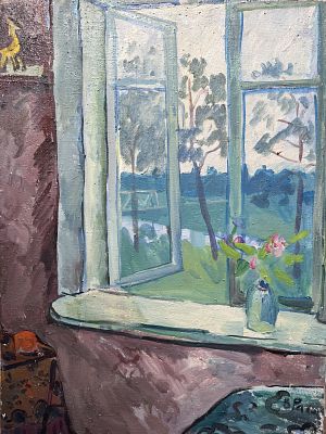 Рахина Валентина Ивановна - Окно. Аукцион: Аукцион № 37, часть 3 Основа: холст Техника: 