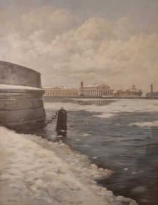 Захаров Юрий Васильевич - Вид на Биржу. Санкт-Петербург. Аукцион: Аукцион № 37, часть 3 Основа: 