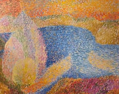 Батурин А.Б. - Дерево на берегу. Аукцион: Аукцион № 37, часть 3 Основа: картон Техника: 