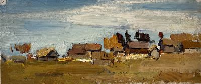 Тюленев Виталий Иванович - Ясный день. Аукцион: Аукцион № 37, часть 3 Основа: картон Техника: 