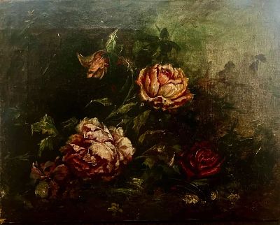 Н.Х. - Розы. Аукцион: Аукцион № 37, часть 3 Основа: холст Техника: 