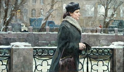 Пентешин Иван Мильевич - Портрет В. Г. Шорина, работница фабрики им. Володарского. Аукцион: Аукцион 
