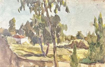 Пентешин Иван Мильевич - Пейзажи. Аукцион: Аукцион № 38, часть 1 Основа: бумага Техника: 