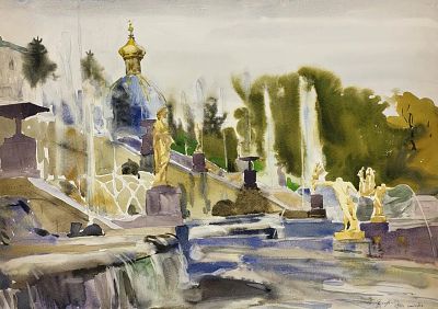 Данилов Анатолий Васильевич - Петергоф. Аукцион: Аукцион № 38, часть 3 Основа: бумага Ширина: 70 