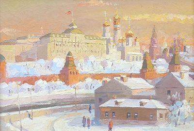 Кучинов Юрий Гаврилович - Москва. Кремль. Аукцион: Аукцион № 38, часть 4 Основа: холст на картоне 