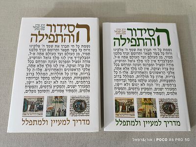 הסידור והתפילה סט שלם א/ב מדריך למעיין ולמתפלל מאת הרב עדין אבן ישראל שטיינזלץ מצב חדש לחלוטין