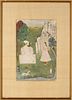 A GOLCONDA RULER, BIJAPUR, 19TH CENTURY. Golconda ruler, Bijapur, 19th century. 
Painting: 22.2 Image - 1