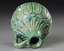 A TURQUOISE BLUE GLAZED POTTERY JUG, PERSIA, 10TH-11TH CENTURY. A Persian jug with globular Image - 2