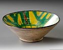 A NISHAPUR TANG SPLASHED BOWL, PERSIA, 10TH-11TH CENTURY. A nishapur pottery bowl with small Image - 2