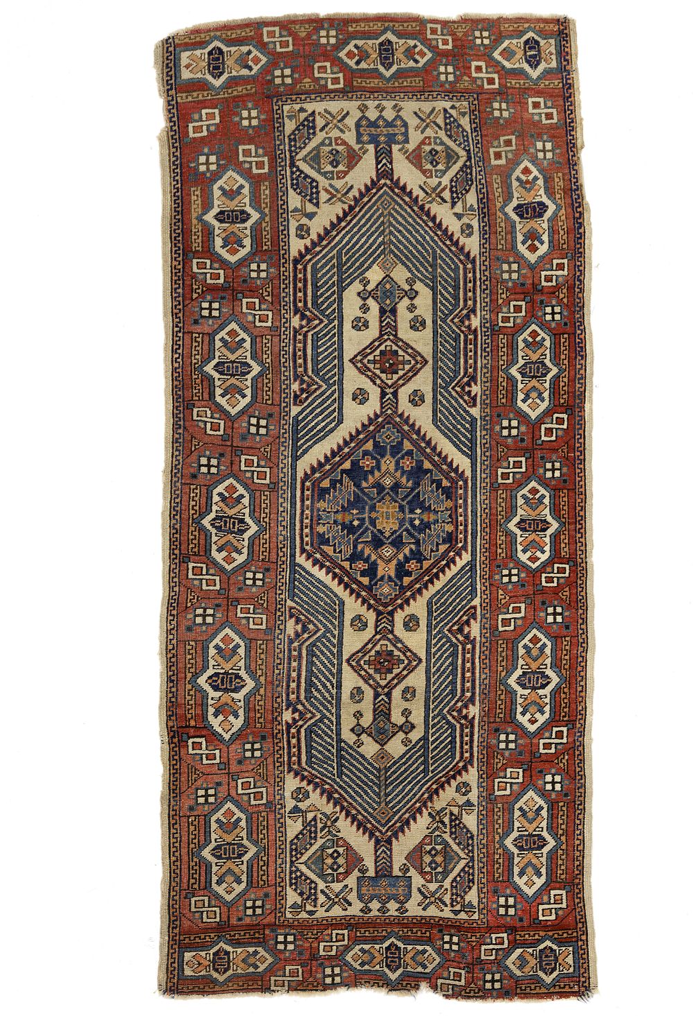 SARAB, BLUE GALLERY, 2ND HALF OF THE 19TH CENTURY. Northeastern Persia, Fernabdarrah, antique 