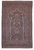 A KECHAN RUG, 19TH CENTURY. Antique kechan, 19th century, finely hand-knotted, shiny soft cork Image - 1