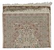A TURKISH SILK CARPET. Turkish silk carpet, older, finest knotting technique, hand-knotted, silk Image - 1