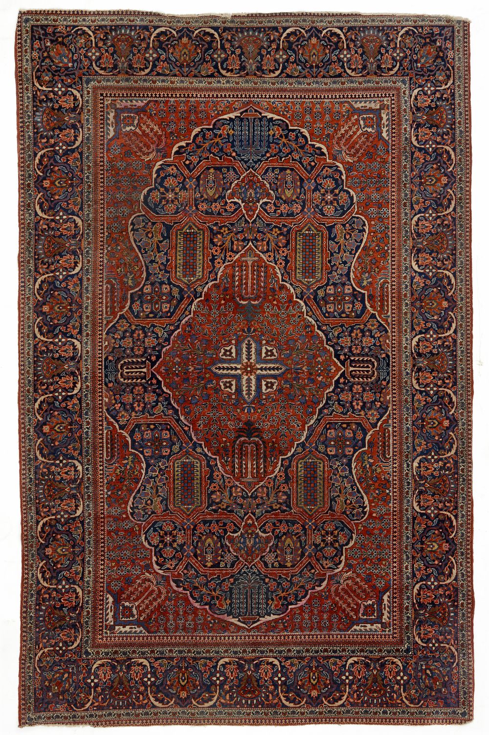 A KECHAN CARPET, 19TH CENTURY. Antique kechan, 19th century, very finely hand-knotted, shiny 