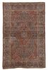 A KECHAN CARPET, 19TH CENTURY. Antique kechan, 19th century, very finely hand-knotted, shiny Image - 1