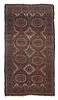 BELUCH FROM BELUCHISTAN, LATE 19TH CENTURY. Shiny sheep’s wool pile knotted on wool, 2 by 4 Image - 1