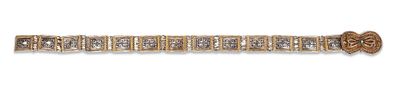 SILVER CAUCASIAN BELT – 19th CENTURY. A finely crafted 19th-century Caucasian silver belt 