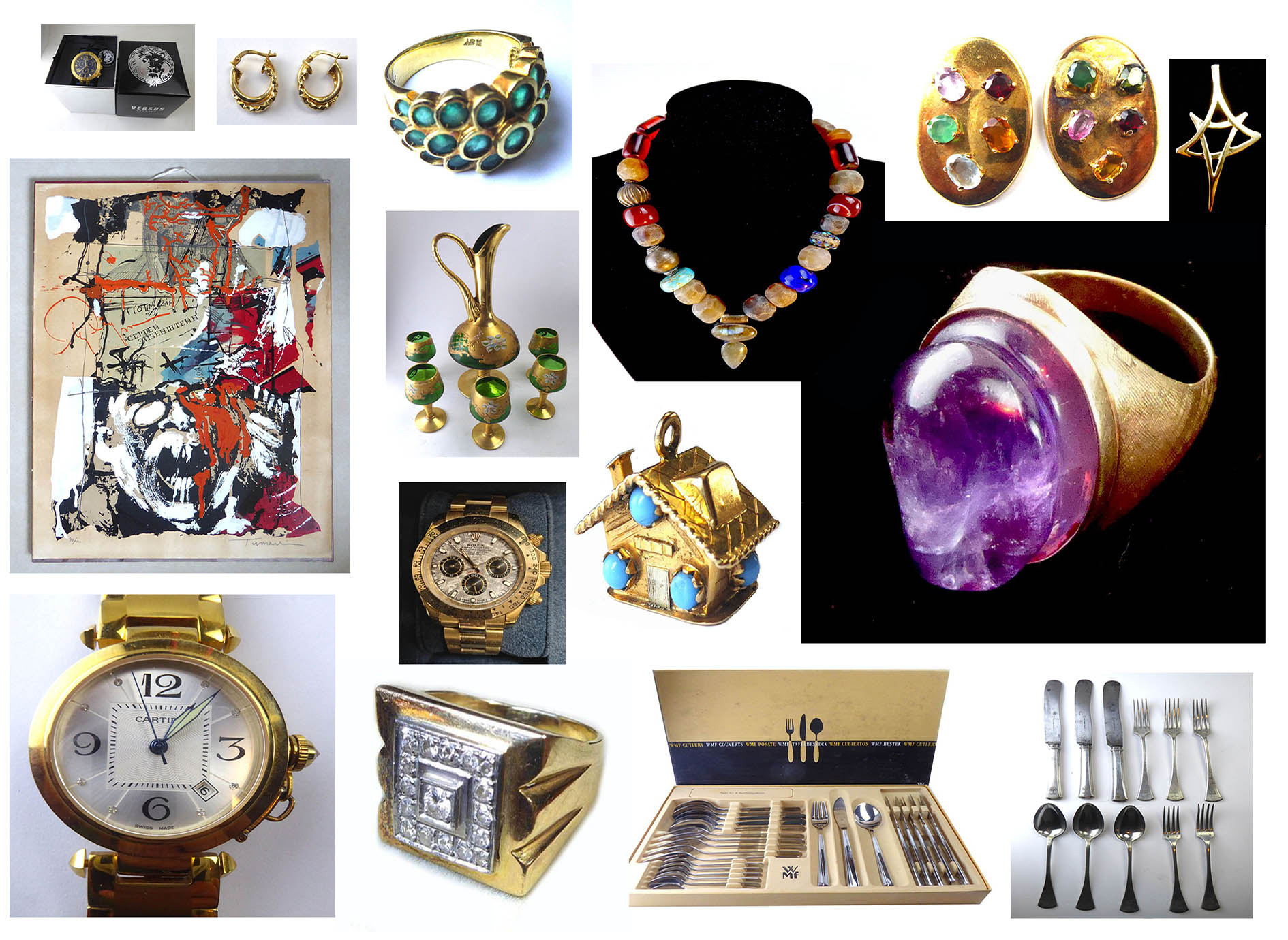 אוסף פרטי | מכירה  74 | פריטי אספנות ריהוט ציורים ישראליאנה חנוכיות פיסול פריטים מאפריקה מדליות משחקים מכשירים ספרים יודאיקה מזרח רחוק תכשיטים שעונים ניירת אמנות ועיצוב