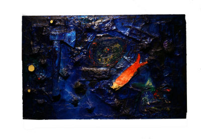 David Harel שמן ומיקס מדיה על בד חתום מידות 95X60 ס"מ