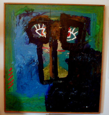 David Harel שמן על בד חתום מידות 100X80 ס"מ