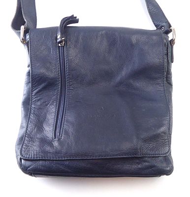 BORGO DEGM תיק כתף אופנת עלית איטלקית כיס פנימי כיס חיצוני סגירות רוכסן לוגו חתום עור רך ועדין 