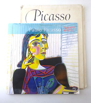 לוט פיקאסו 1. ספר עם 16 צילומים צבעוניים למיסגור 2. לוח שנה שנת 2017 עם מיורי פיקאסו בהדפסה איכותית