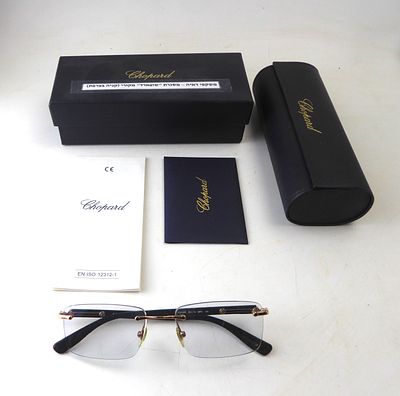 CHOPARD מקורחות משקפי ראיה עם הקופסא המקורית והניירת ( ניתן להחליף עדשות )