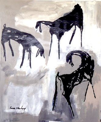 ערן שקין שמן על בד חתום מידות 99X119 ס"מ