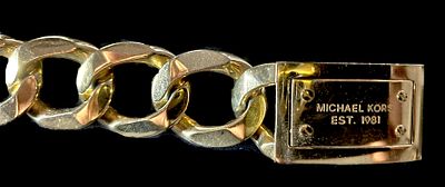 MICHAEL KORS גורמט עם ציפוי זהב עבה מידות 21.5X2.5 ס"מ