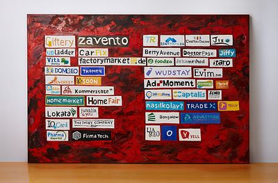 Оскар Хартманн & Моторная Марина - "Цена единорога"/ "Энергия риска" 2025. Холст, масло 
Полотно 