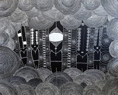 Илья Карпушкин. Люди. . Холст, акрил. 80х100 см. 2025.