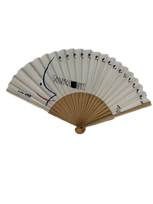 Souvenir Fan EXPO'92 – Valencian Community. Original folding hand fan from the 1992 Universal