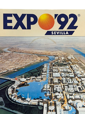 Official EXPO'92 Pamphlet – The Universal Exhibitions. Official brochure from the 1992 Universal