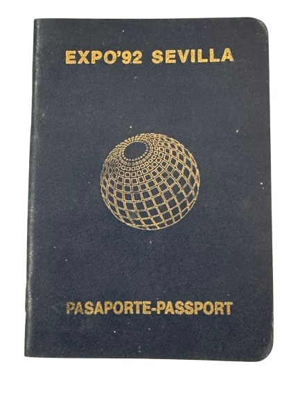 EXPO 92 PASSPORT Seville. Pasaporte EXPO 92 SEVILLA La Exposición Universal de Sevilla 1992 se 