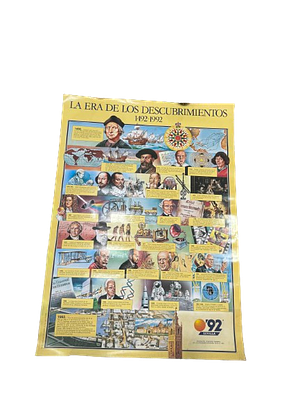 🗺️ **Poster “The Age of Discovery 1492–1992”. 🗺️ **“The Age of Discovery 1492–1992”
Poster –