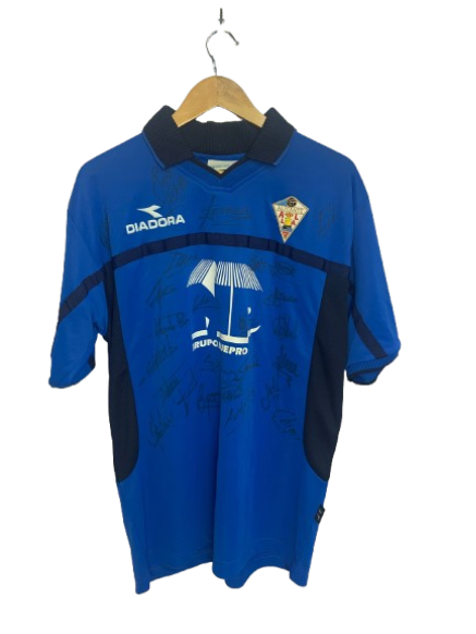 Diadora - Official Alicante CF shirt signed by GRUPO NUEPRO / Diadora. Alicante CF blue shirt with 