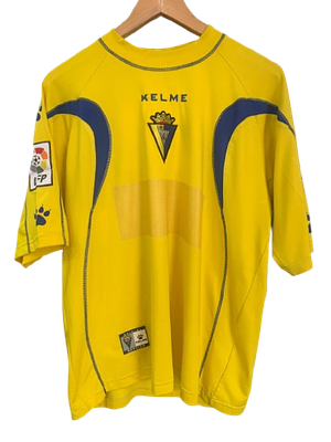 Kelme - Mario Silva jersey of C&aacute;diz CF season 2005/2006. Mario Silva home jersey of C&aacute;diz CF for 