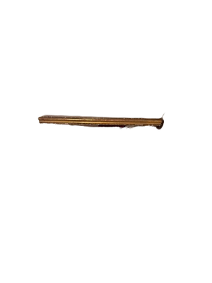 Golden curtain rod. Elegant valance or curtain rod in a classic style, designed to conceal the 