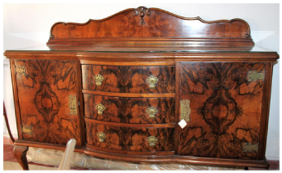 1930s / 1940s - Sideboard. All these items must be collected from the house in person; we do not 