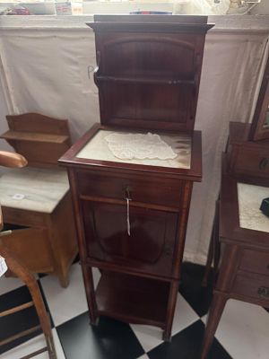 Early 20th - Bedside table. All these items must be collected from the house in person; we do not 