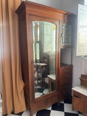 Early 20th century - Art Deco-style cupboard. All these items must be collected from the house in 
