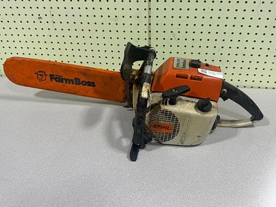 Stihl 041 Chainsaw with 16" Bar — pulls hard, working condition unknown