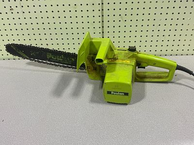 Poulan Electric Chainsaw with 14" Bar — working condition unknown