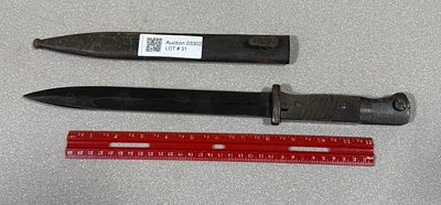 Military Bayonet — stamped 4635W