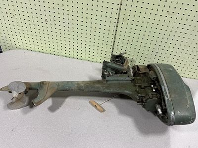 Elgin / Sears & Roebuck Boat Motor — Model 571.58401, appears to have compression, not fully tested