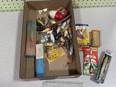 Fishing Lures — some boxed, includes Arbogast and more